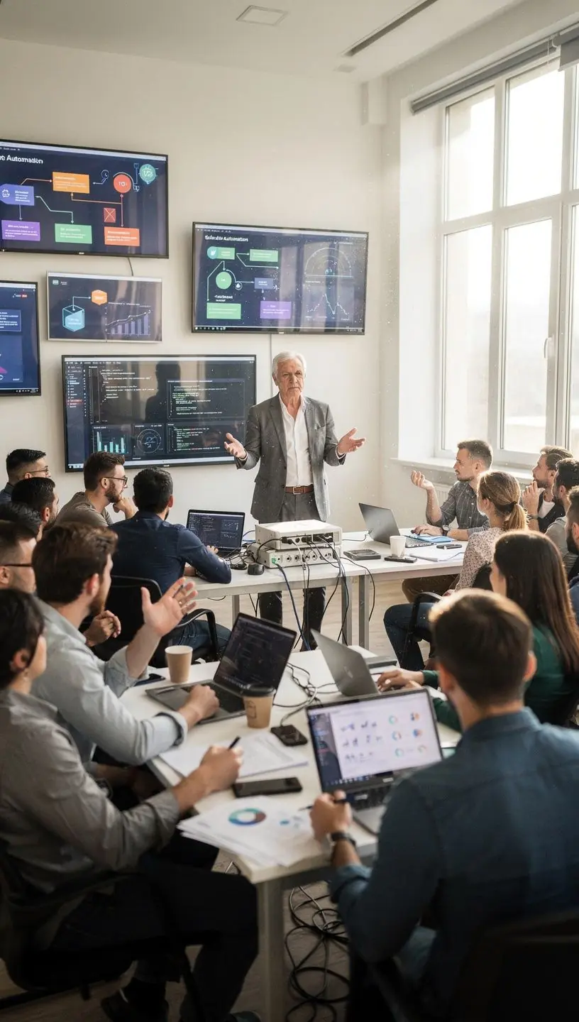 Evaluarea eficienței instrumentelor de automatizare software.