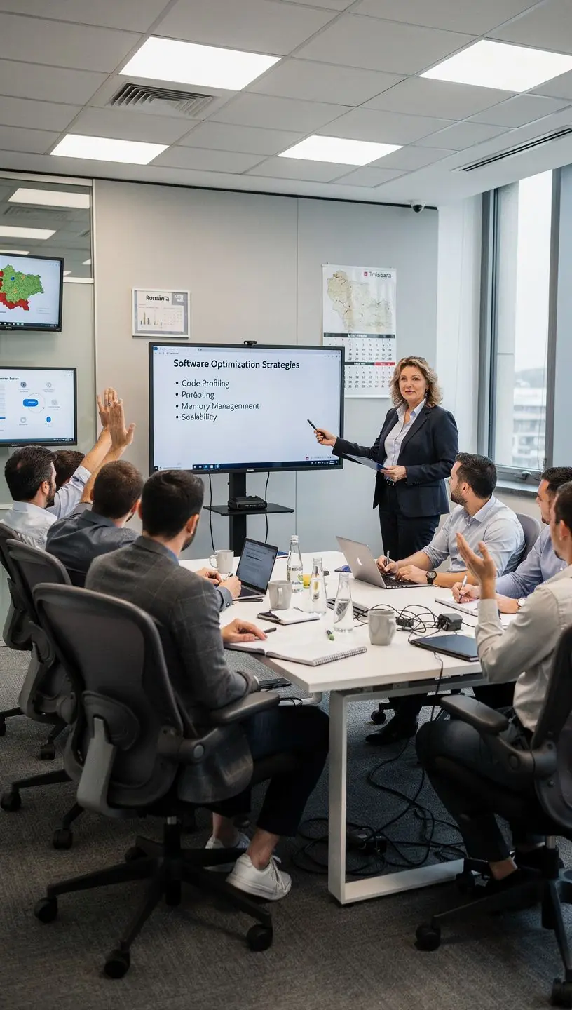 Modern office workspace